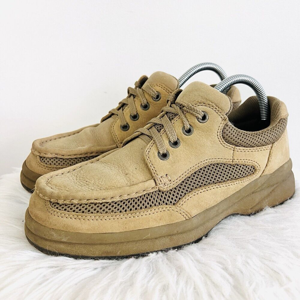 Mountain Creek Mellow Taupe Chunky Lug Rugged Outdoors Shoes 7.5